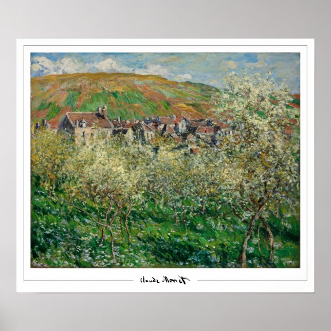 Claude Monet Zedign Art Poster #52 (Front)