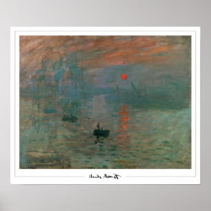 Claude Monet Zedign Art Poster #668