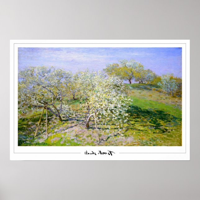 Claude Monet Zedign Art Poster #674 (Front)