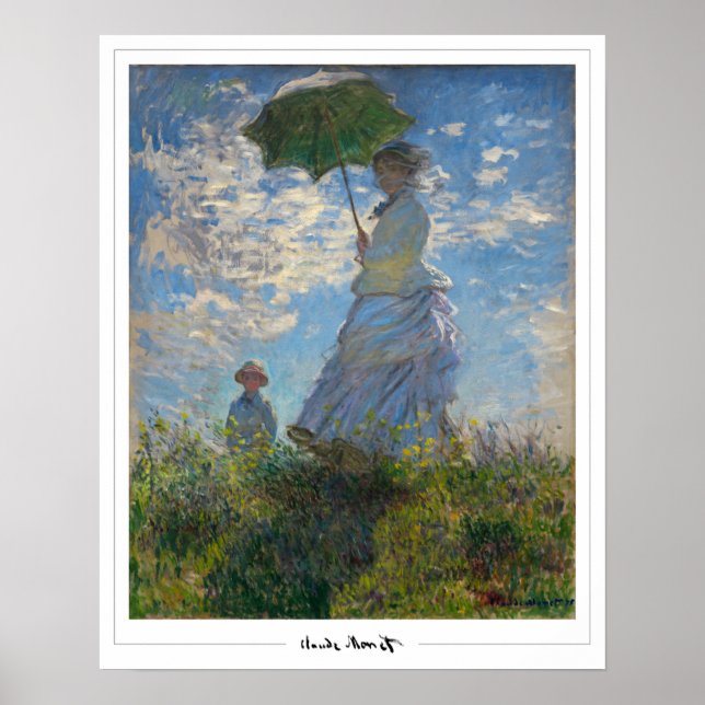Claude Monet Zedign Art Poster #7-2 (Front)