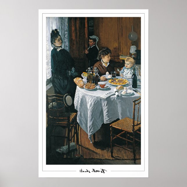 Claude Monet Zedign Art Poster #9-2 (Front)