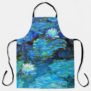 Claude Monet's Blue Water Lilies Apron
