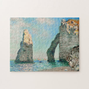 Claude Monet's Étretat Cliffs Jigsaw Puzzle