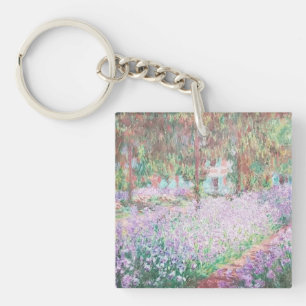 Claude Monet's Garden at Giverny Acrylic Keychain