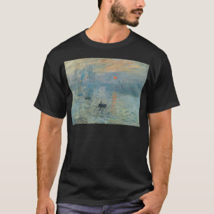 Claude Monets Impression Soleil Levant Retro T-Shirt