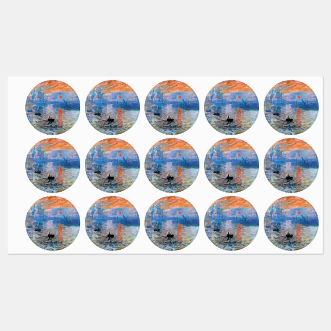 Claude Monet's Impression, Sunrise (1872) (Sheet)