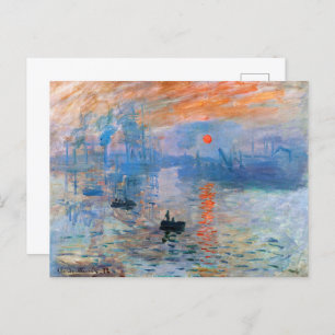 Claude Monet's Impression, Sunrise Postcard