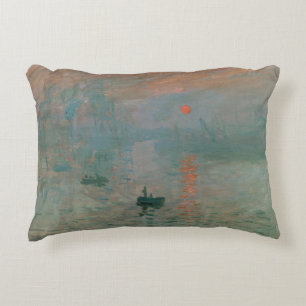 Claude Monet's Impression Sunrise (soleil levant) Decorative Cushion