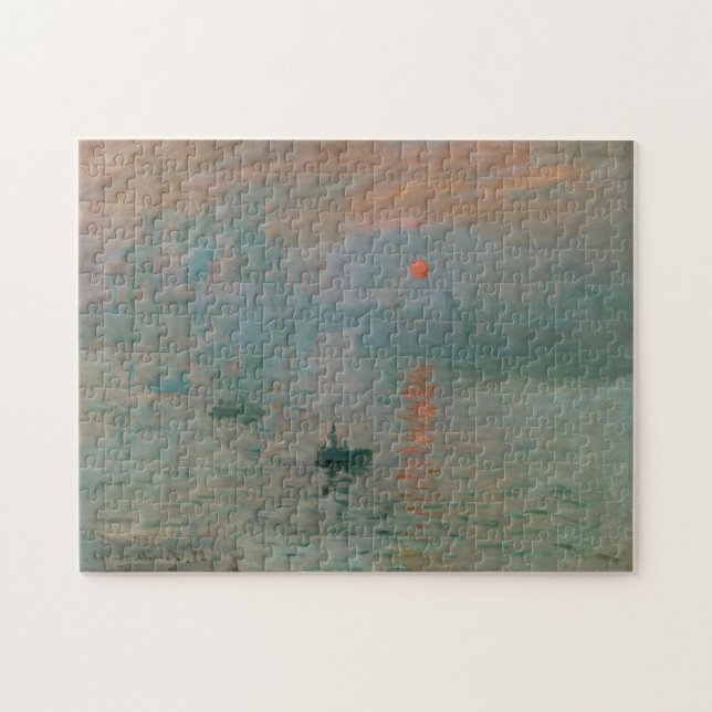 Claude Monet's Impression Sunrise (soleil levant) Jigsaw Puzzle (Horizontal)