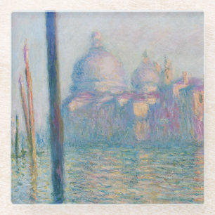 Claude Monet's Le Grand Canal Glass Coaster