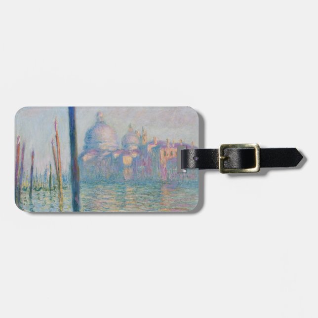 Claude Monet's Le Grand Canal Luggage Tag (Front Horizontal)
