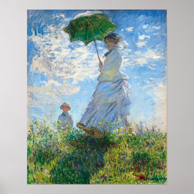 Claude Monet's Madame Monet and Her Son Poster (Front)