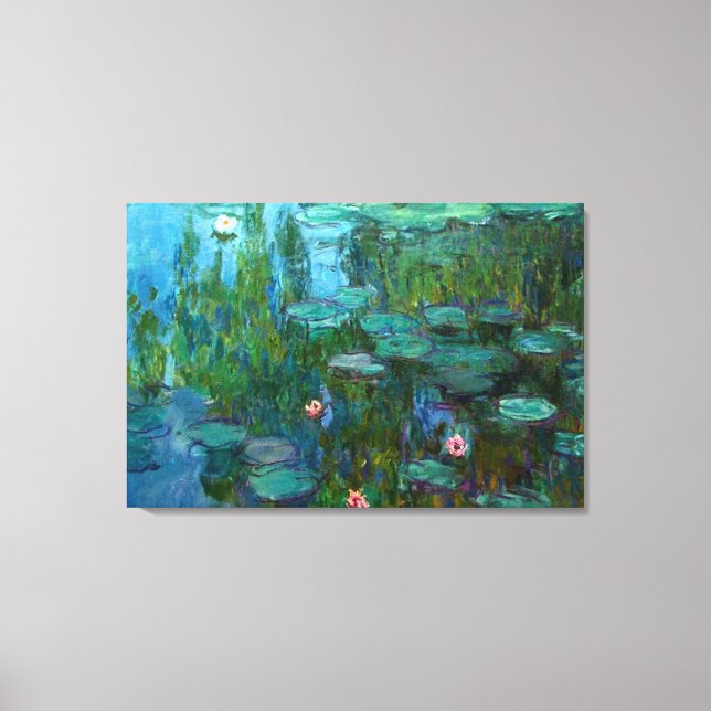 Claude Monet's Nymphéas Canvas Print (Front)