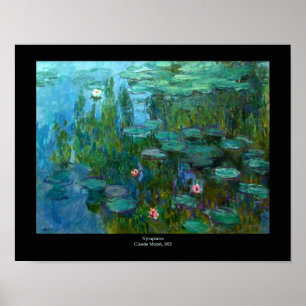 Claude Monet's Nymphéas Poster