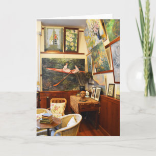 Claude Monet's room in France Card