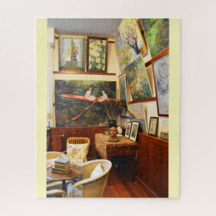 Claude Monet's room Jigsaw Puzzle