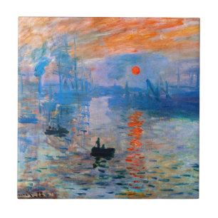Claude Monet's Sunrise Ceramic Tile