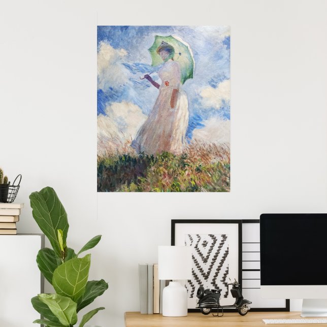 Claude Monet's Suzanne Hoschedé (1886) Poster (Home Office)