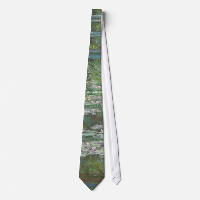 Claude Monet's The Japanese Footbridge Tie (Front)