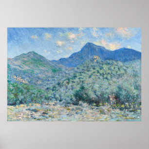 Claude Monet's Valle Buona, Near Bordighera (1884) Poster