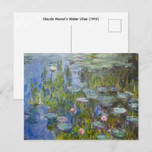 Claude Monet's Water Lilies (1915)  Postcard