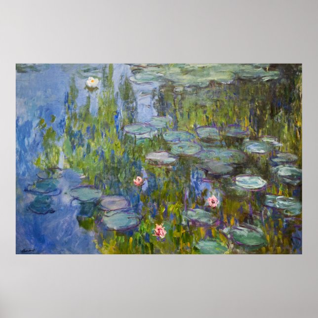 Claude Monet's Water Lilies (1915)  Poster (Front)