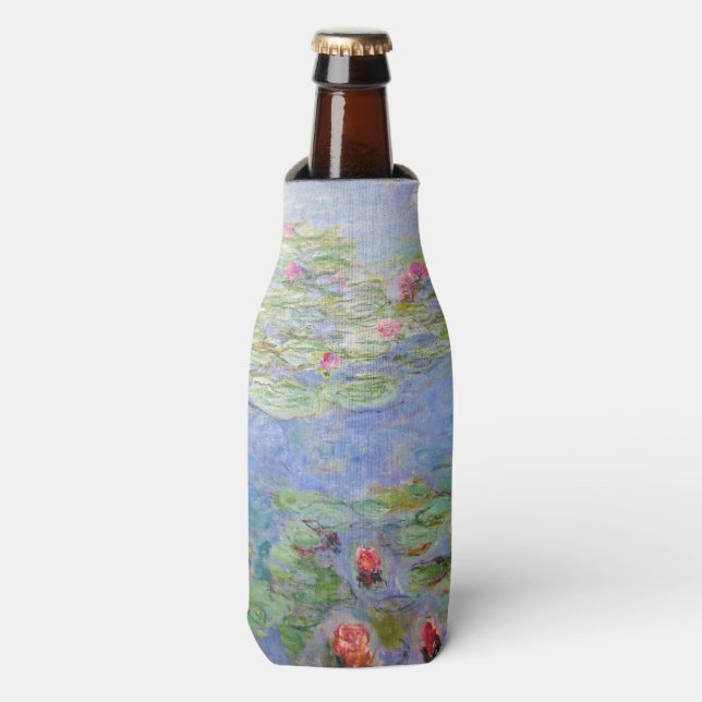Claude Monet's Water Lilies Bottle Cooler (Bottle Front)