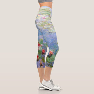 Claude Monet's Water Lilies Capri Leggings