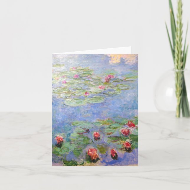 Claude Monet's Water Lilies Card (Front)