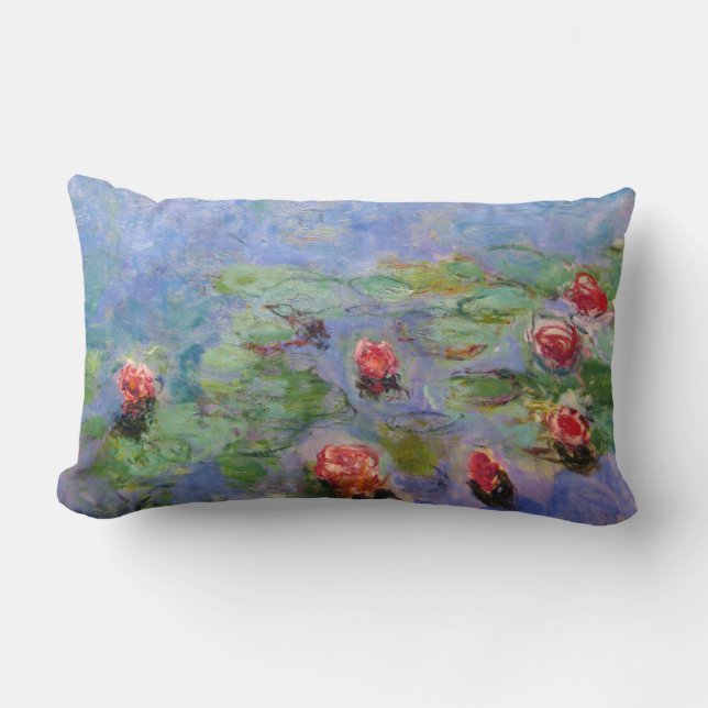 Claude Monet's Water Lilies Lumbar Cushion (Front)