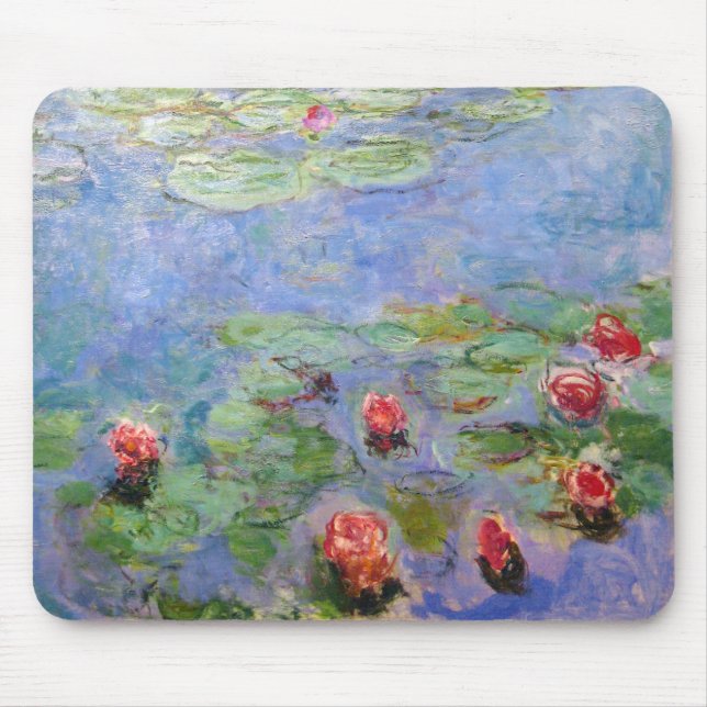 Claude Monet's Water Lilies Mouse Pad (Front)