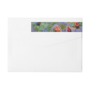 Claude Monet's Water Lilies Wrap Around Label