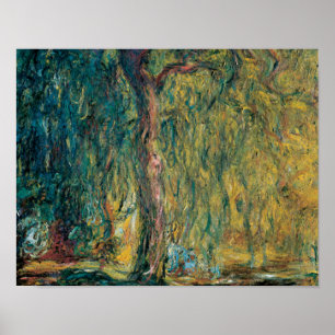 Claude Monet's Weeping Willow Poster