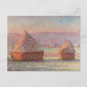 Claude Monet's White Frost Sunrise (1889) Postcard