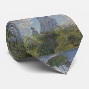 Claude Monet's Woman with a Parasol Tie