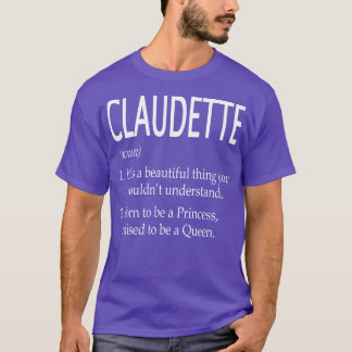 Claudette Name Gift 153 T-Shirt