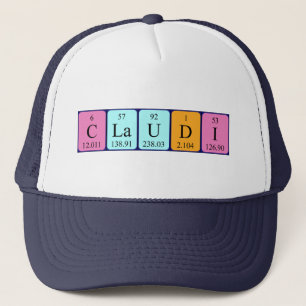 Claudi periodic table name hat