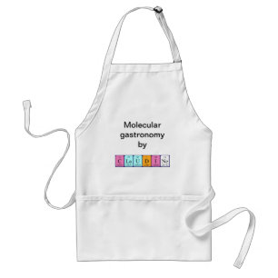 Claudine periodic table name apron