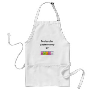 Claudine periodic table name apron