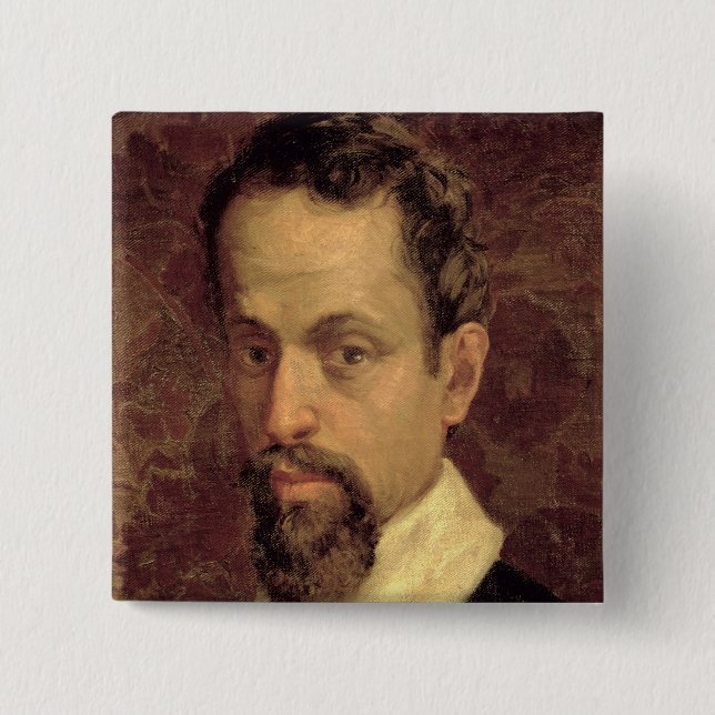 Claudio Monteverdi 15 Cm Square Badge (Front)