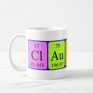 Claudio periodic table mug