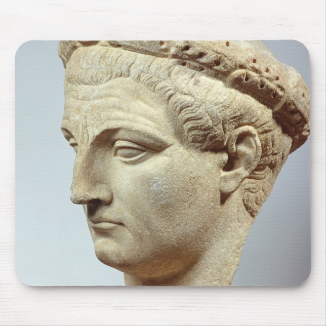 Claudius, marble head, 41-54 AD Mouse Pad (Front)