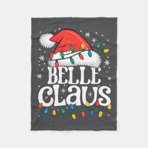 Claus Funny Xmas Christmas Grandma Holiday Style  Fleece Blanket