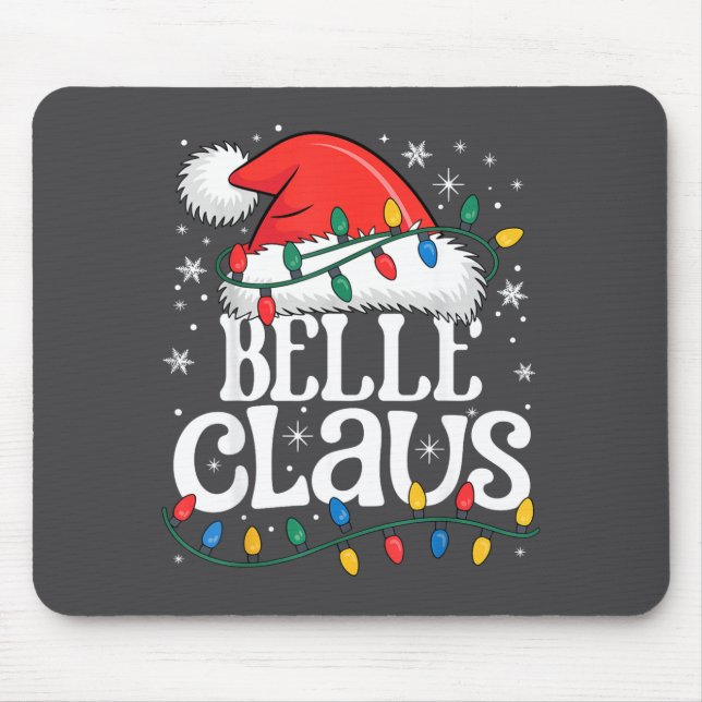 Claus Funny Xmas Christmas Grandma Holiday Style  Mouse Pad (Front)