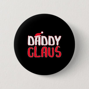 Claus Matching Santa Christmas Shirt 6 Cm Round Badge
