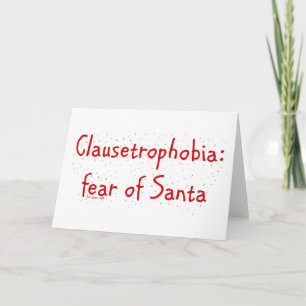 Clausetrophobia Holiday Card