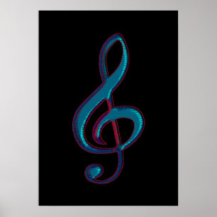 clave musical note decor walls