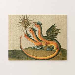 Clavis Artis Alchemy Dragons Jigsaw Puzzle