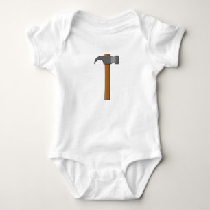 Claw Hammer Cartoon Baby Bodysuit