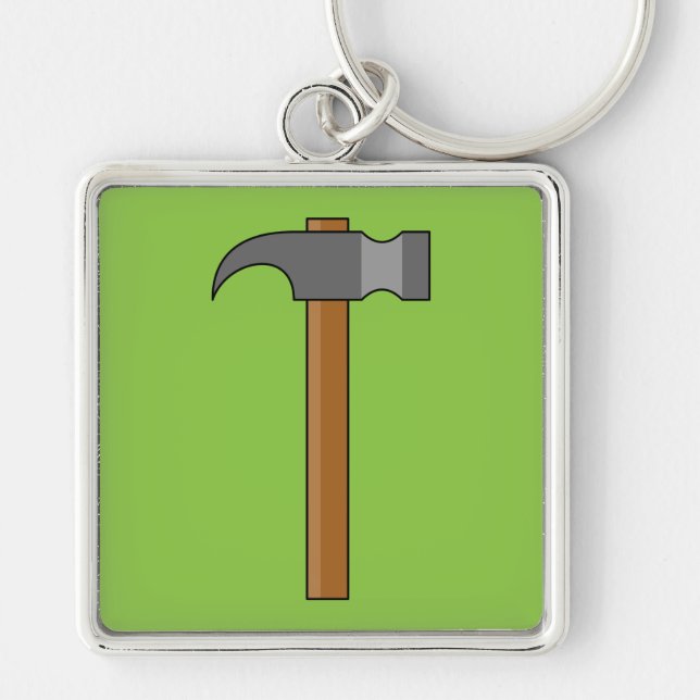 Claw Hammer Cartoon Key Ring (Front)